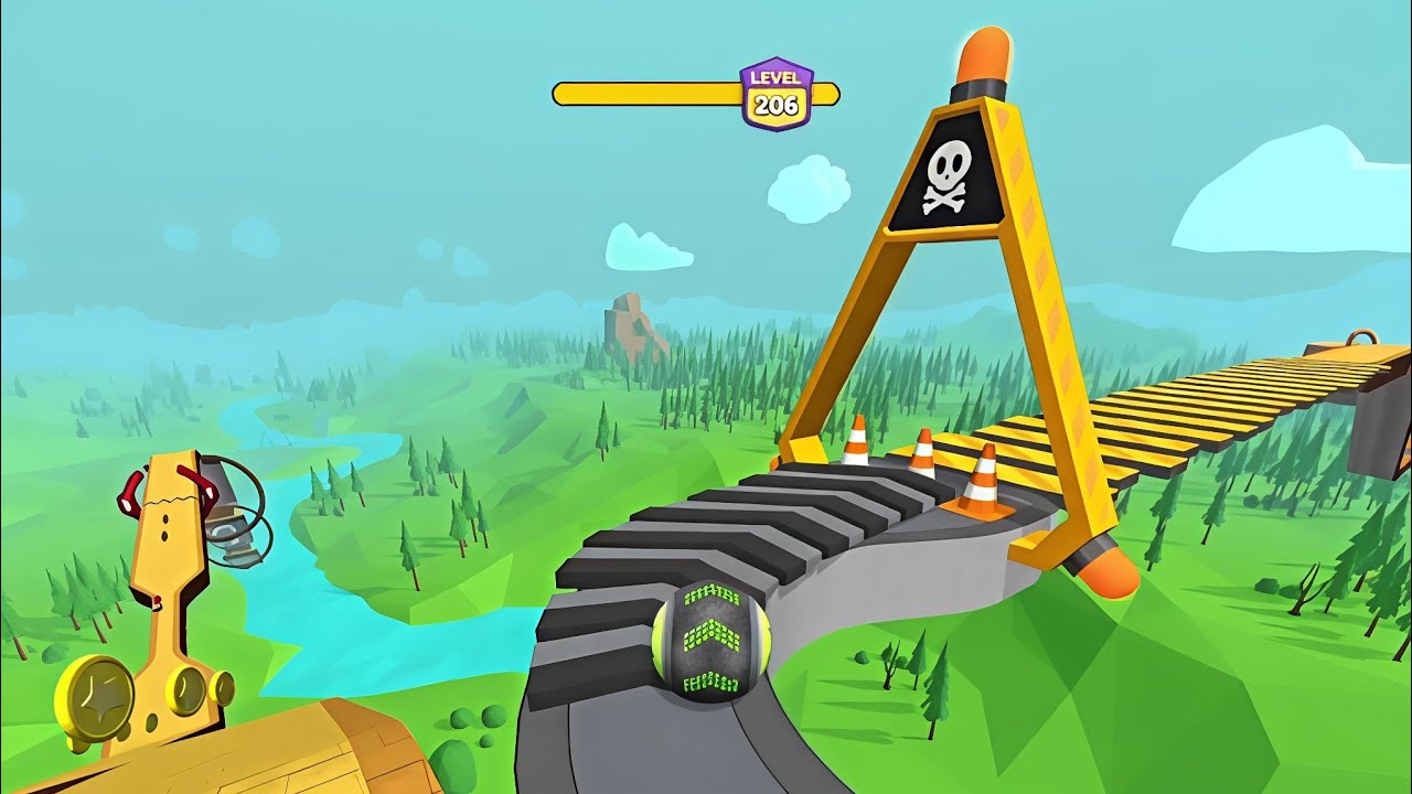 Going Balls hits the perfection of ASMR ball race walkthrough run Level 211