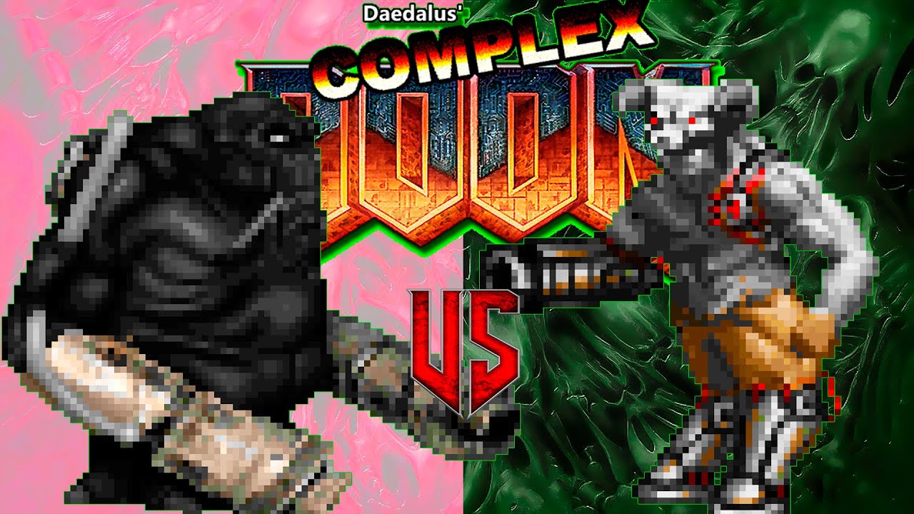 NPC War | Hetcubus vs Cyber Baron | Complex Doom | Monster Infighting