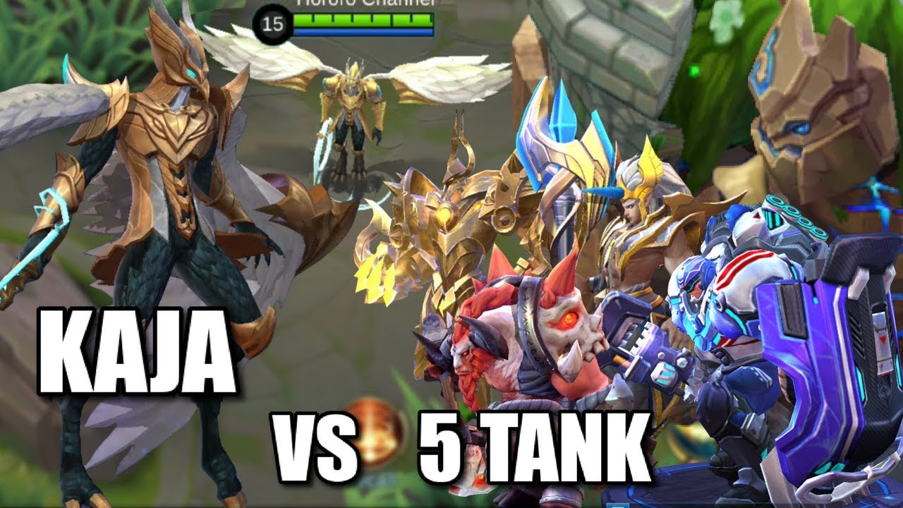 KAJA VS 5 DIFFERENT TANKS HYLOS, URANUS, MINOTAUR, JOHNSON AND GROCK
