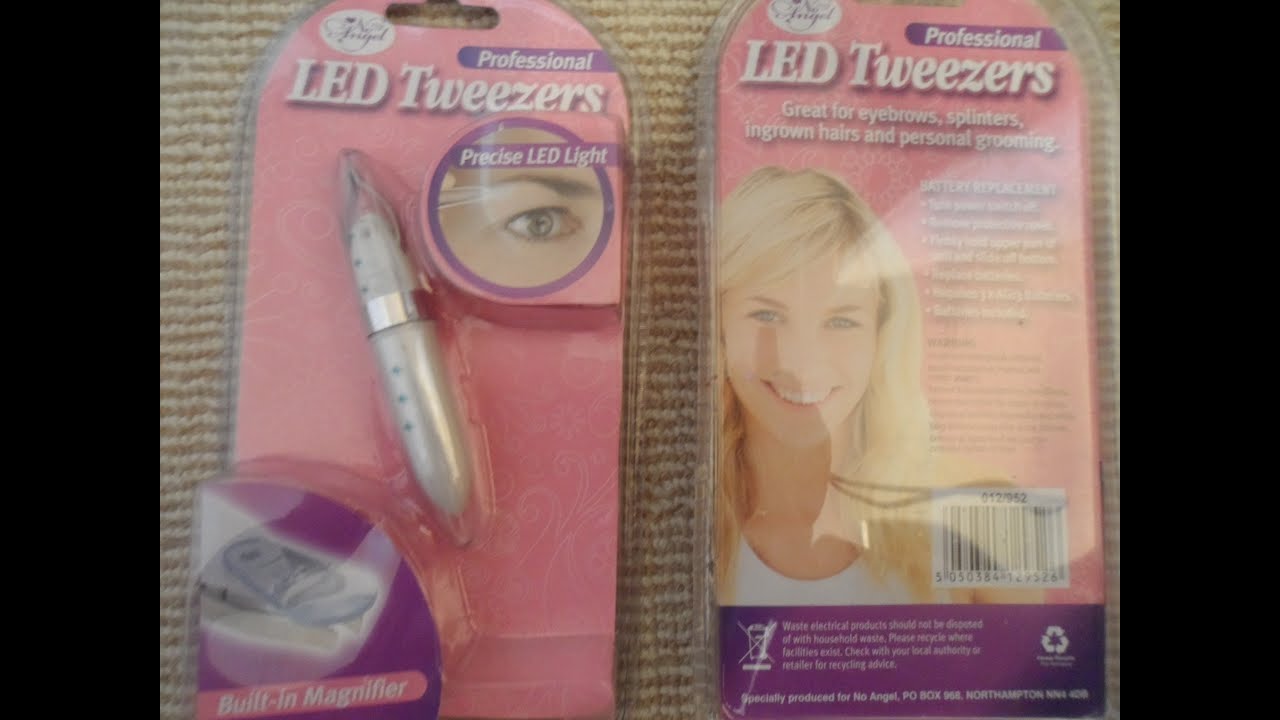 HOW TO GET THE PERFECT EYEBROW SHAPE NO ANGEL PROFESSIONAL LED TWEEZERS