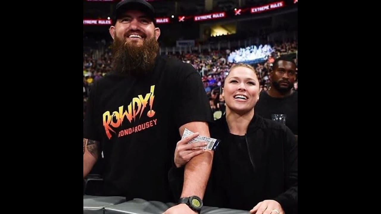 Ronda Rousey With Husband👨 #Shorts #Wrestleboss #Rondarousey #Wwe