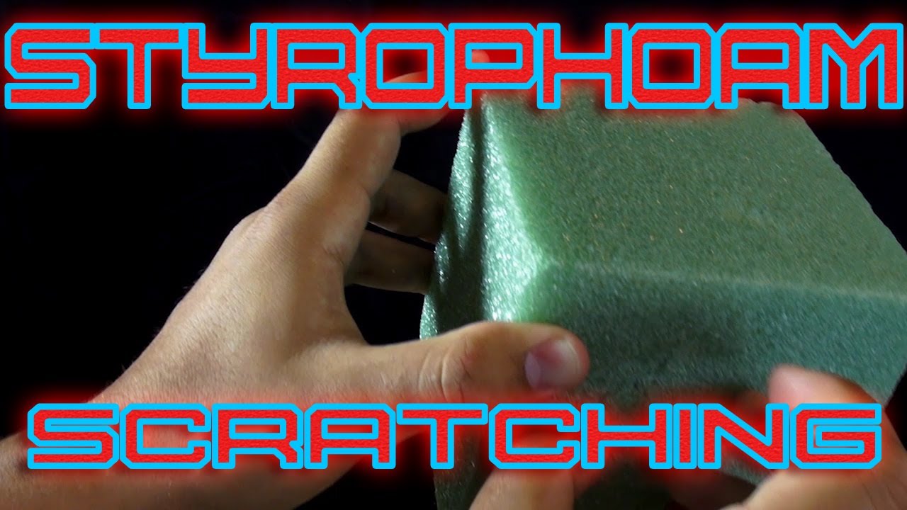 ASMR - Binaural Styrofoam Scratching