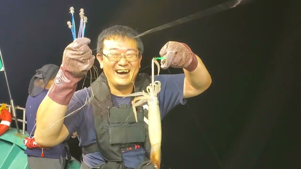 8/10イカ釣り