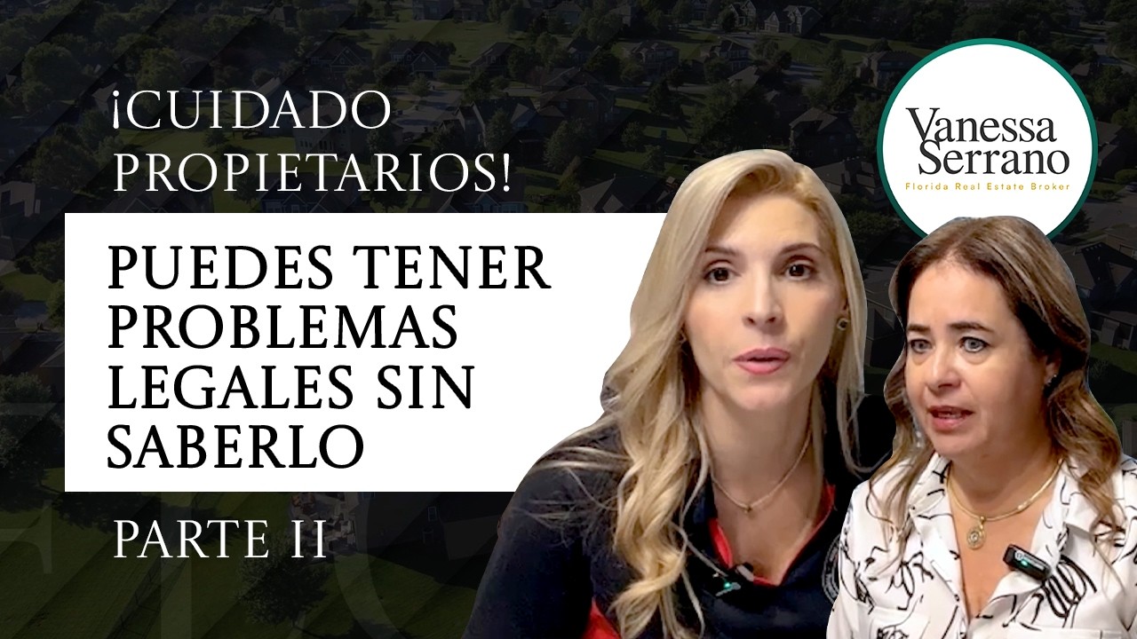 ¡CUIDADO PROPIETARIOS! Puedes tener problemas legales sin saberlo