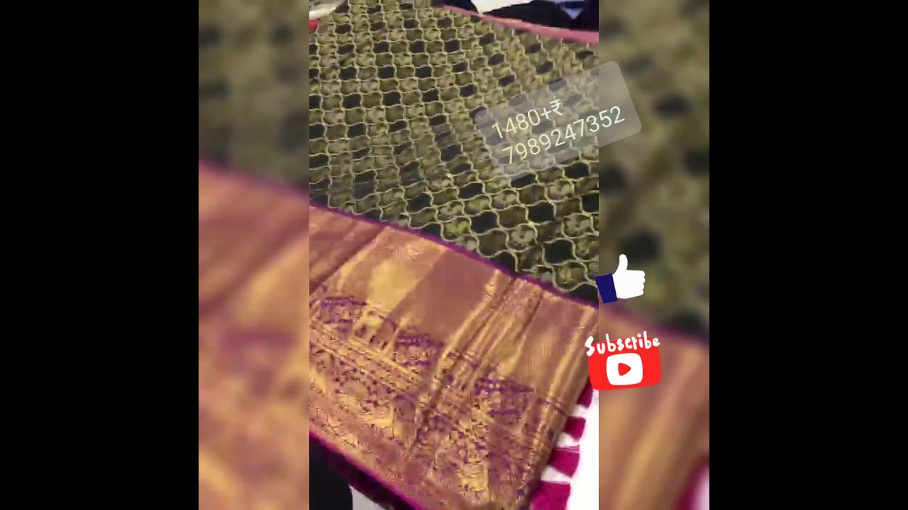 Handloom weaving Kanchi border saree||pre booking ||Satya collections
