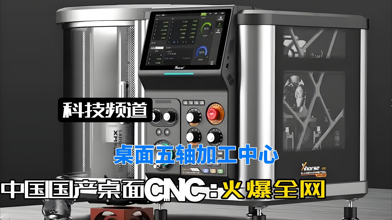 中国又一家来自深圳的桌面五轴火爆全网！欧美日韩坐不住了！#桌面CNC#五轴加工中心#数控机床#Xmachine#3D打印