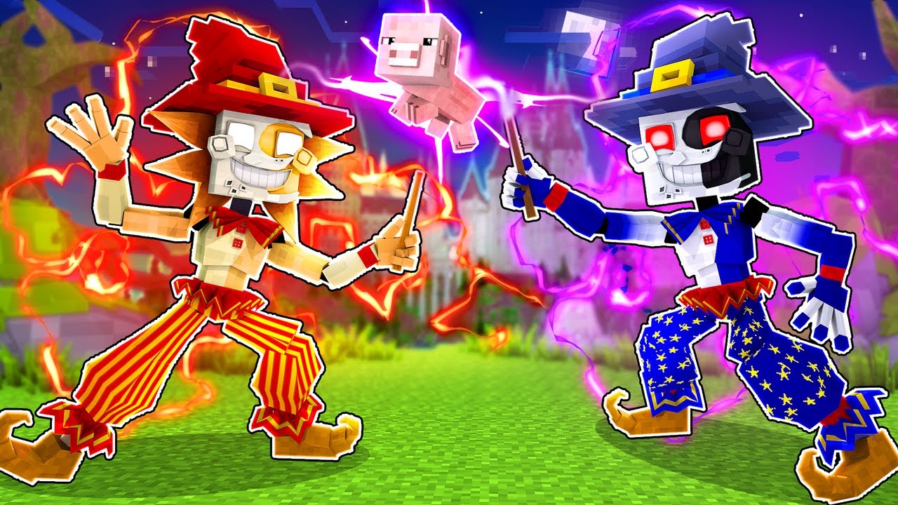 Sun and Moon Become WIZARDS in Minecraft Hogwarts Legacy