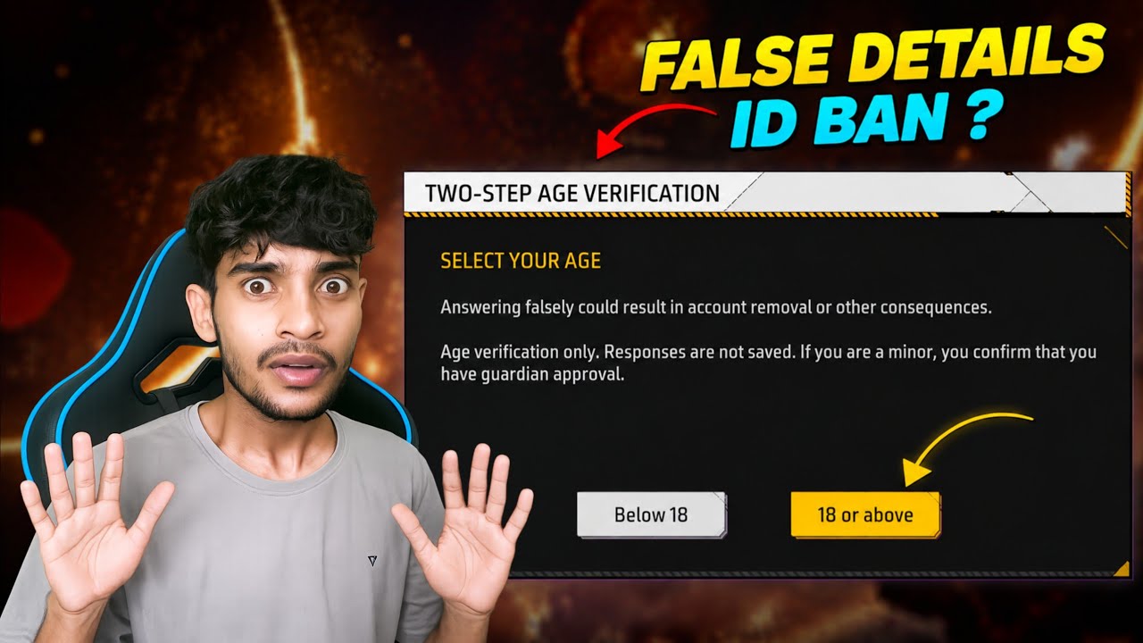 Age Verification ⚠️ Free Fire Max