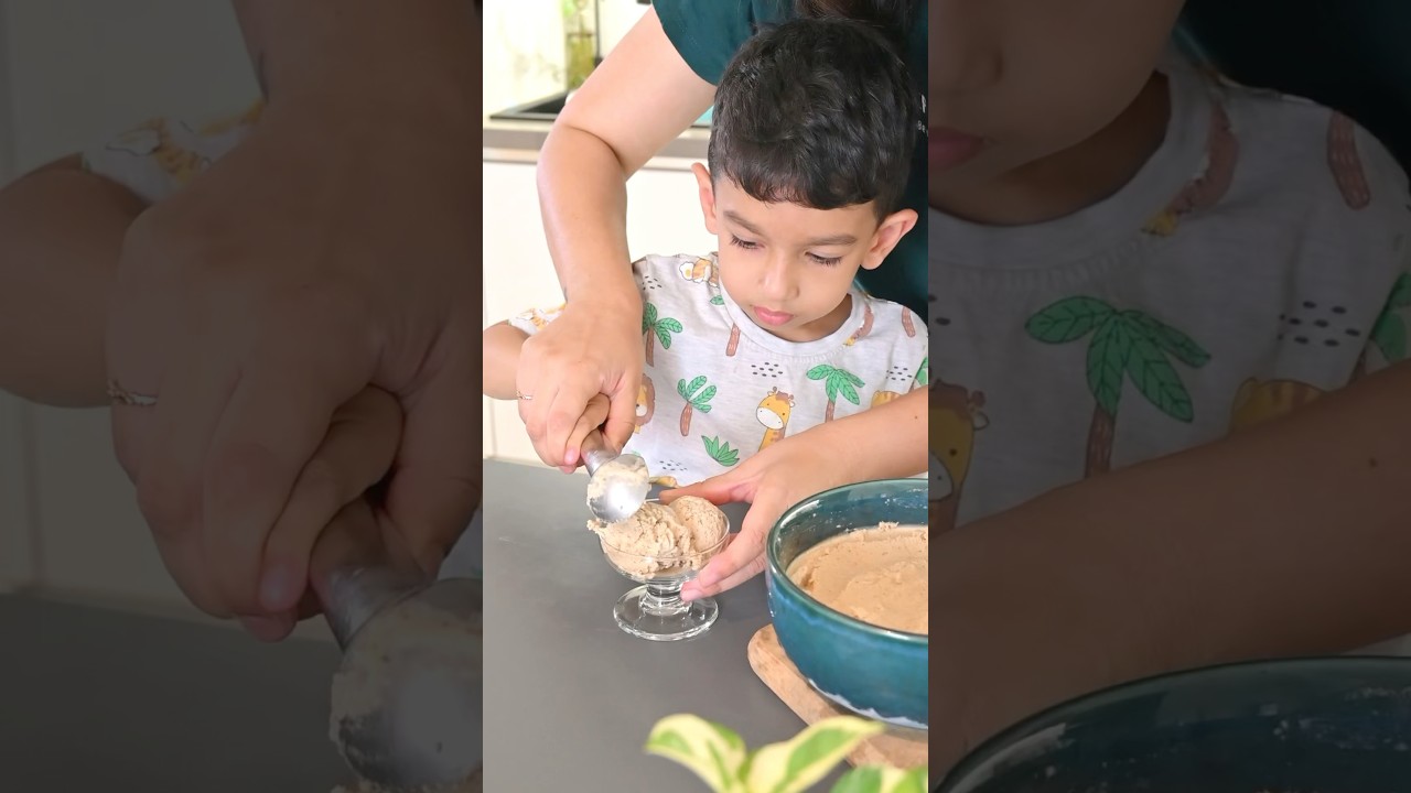 Easy Chikkoo Icecream with few availableI Ingredients