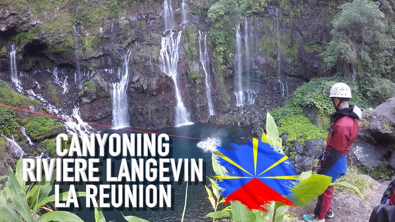 Canyoning à la Réunion - Cascade Grand Galet - Rivière Langevin
