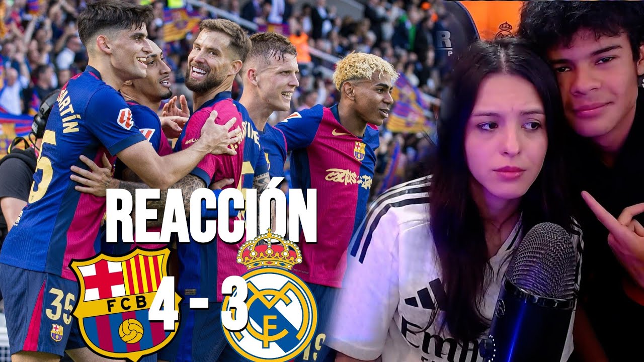 REACCIONES DE UN HINCHA al Barcelona vs Real Madrid *NOS HUMILLAN OTRA VEZ Y FIN*