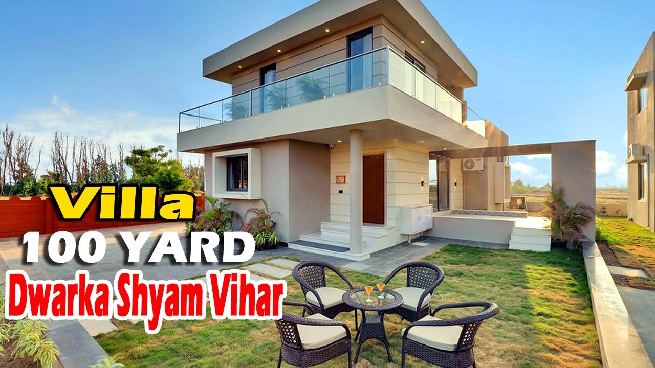 100 YARD VILLA DWARKA SHYAM VIHAR  में | CAR PARKING & 90% HOME LOAN |..