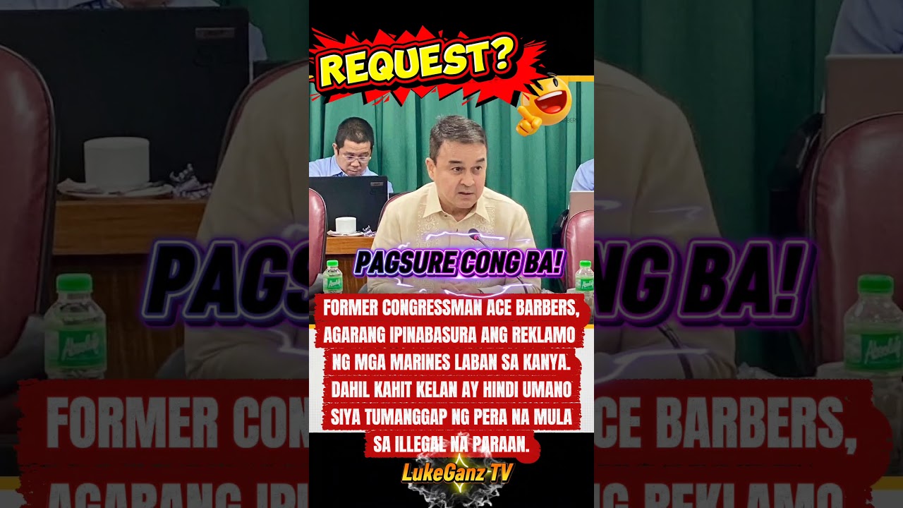 EX-CONG ACE BARBERS, WALANG BAHID NG KORAPSYON? #highlights#news#viral#funny#politics#trending#boy