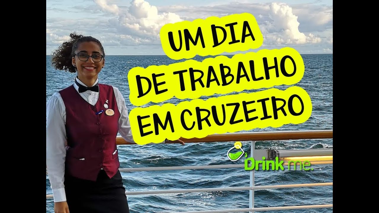Rotina trabalhando num cruzeiro