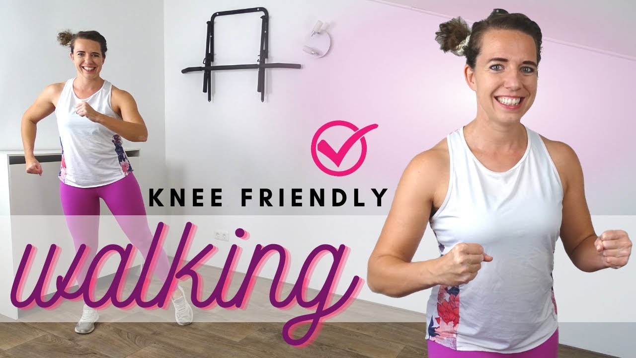 25 Minute KNEE FRIENDLY Walking Workout for WEIGHT LOSS – Without Jumping