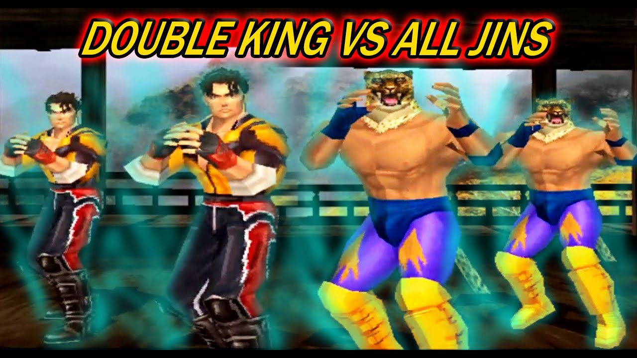 [TAS] Double King VS All Jins - Tekken Tag Tournament (Requested)