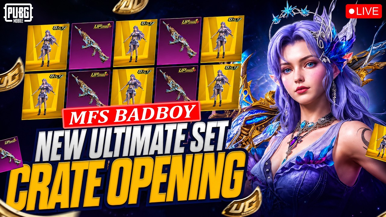 LIVE 🔥 NEW PHANTASIA SIREN ULTIMATE SET + LEVEL 7 M762! 🧜&zwj;♀️ CRAZY CRATE OPENING | PUBG MOBILE