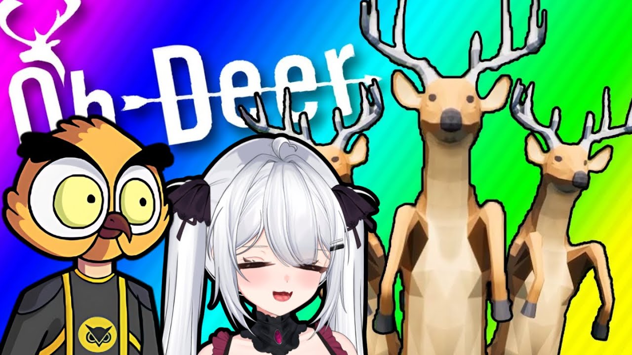 Vtuber Reacts to Vanoss Cursed Deer Games