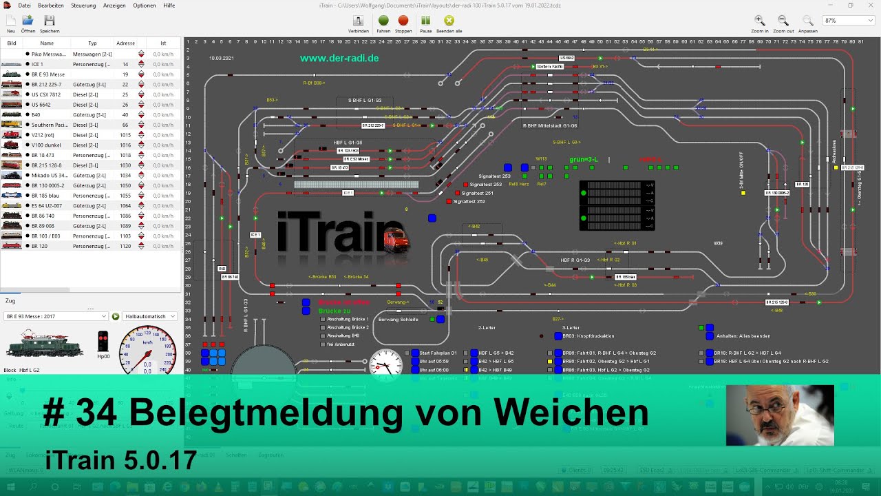 iTrain #34 Belegtmeldung von Weichen