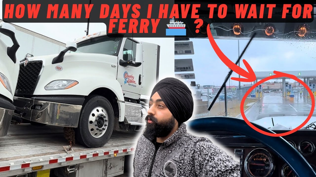 Chaloo Newfoundland nu | kine din layi wait krna payuga ferry ⛴️ di ? @VKSTrucker 