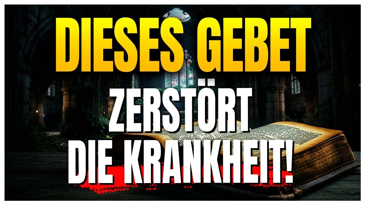 Ein Gebet, das jetzt jeden Tumor, jeden Schmerz und jede Krankheit in deinem Körper zerstört!