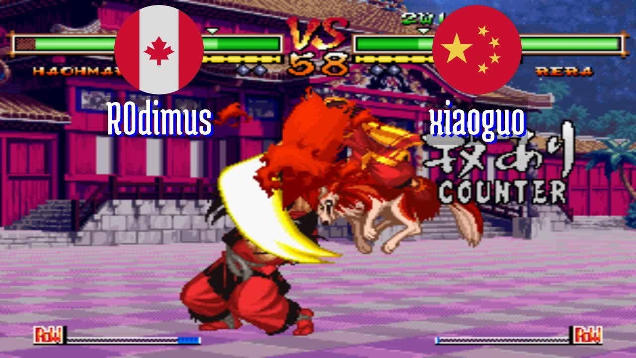 FT5 @samsh5sp: R0dimus (CA) vs xiaoguo (CN) [Samurai Shodown V Special samsho5 Fightcade] Jul 7