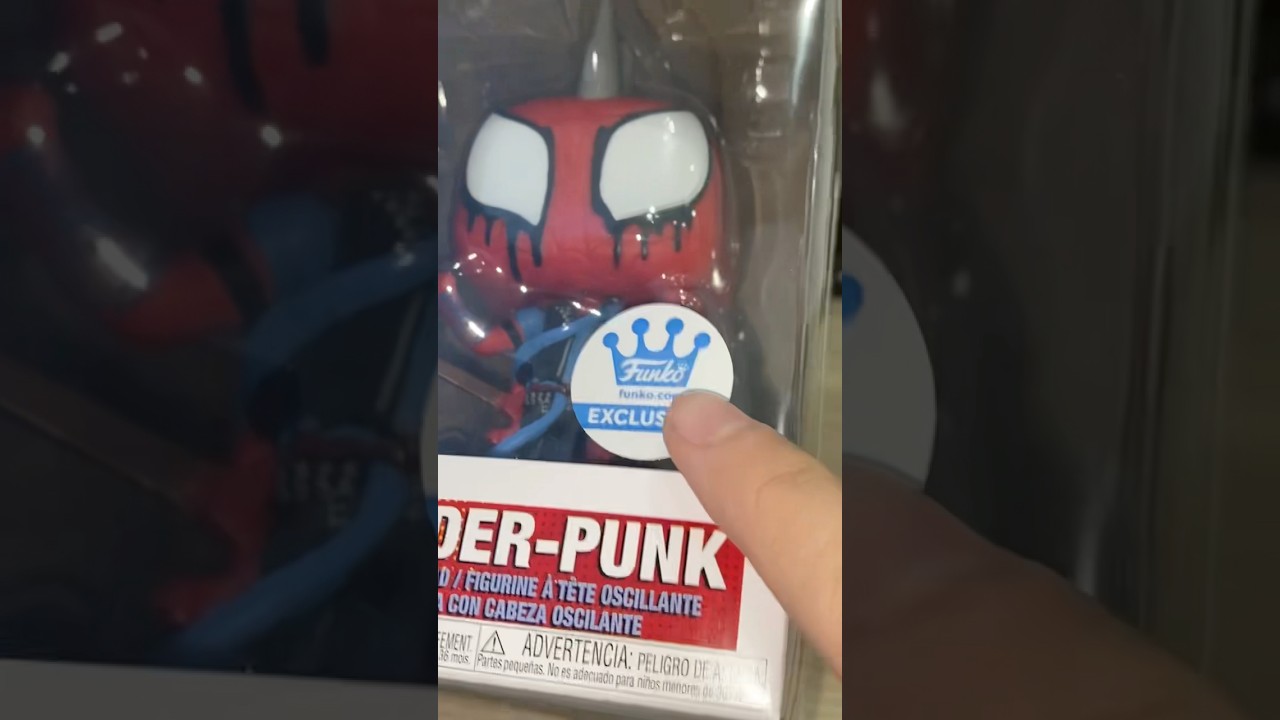 Обзор на фигурку панк-паука от фанко #marvel #spiderman #фанко #фанкопоп #funkopop