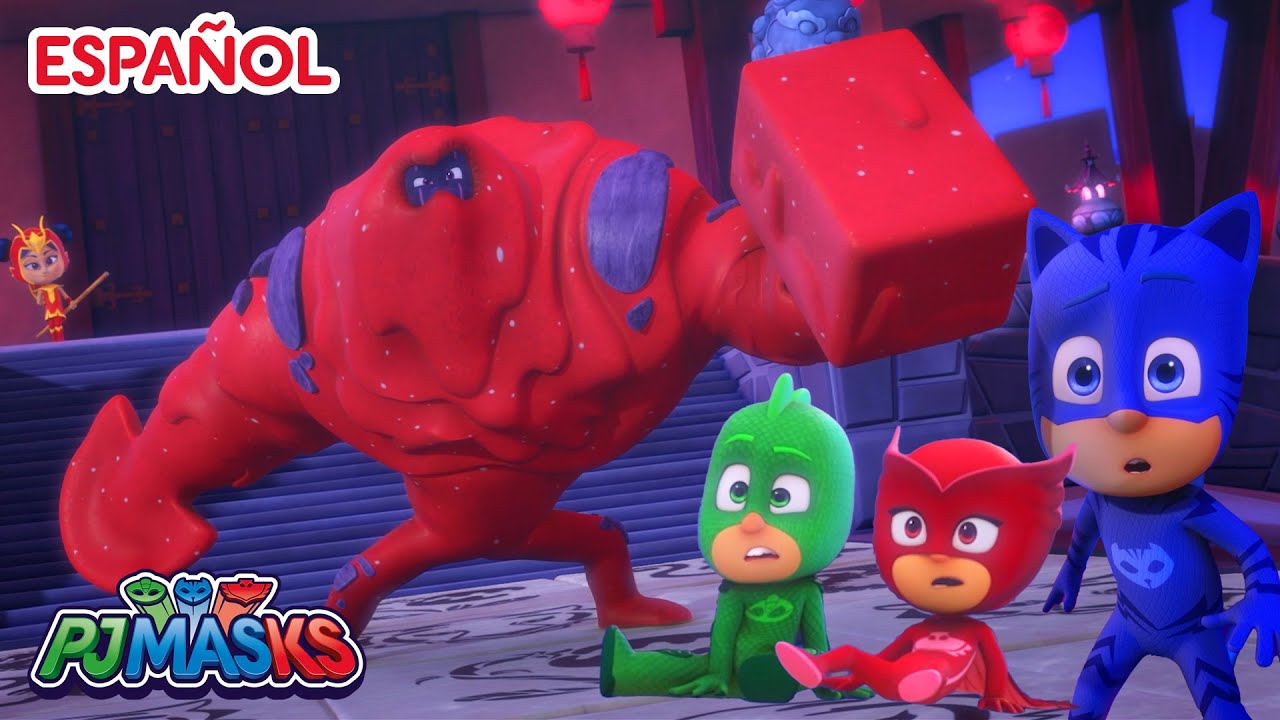 ¡Nada detiene al MONSTRUO ROJO GIGANTE! | PJ Masks en Español episodios completos | Dibujos Animados