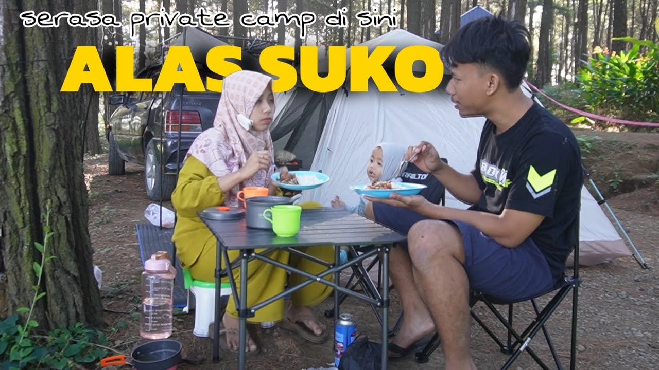 CAMPING KELUARGA DI ALAS SUKO TRAWAS | SUASANA ADEM, NYAMAN DAN HTM CUKUP TERJANGKAU
