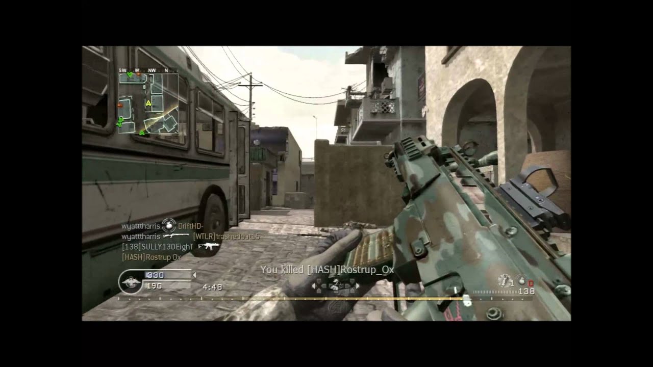 Call of Duty 4: TDM Crossfire-G36C Gameplay