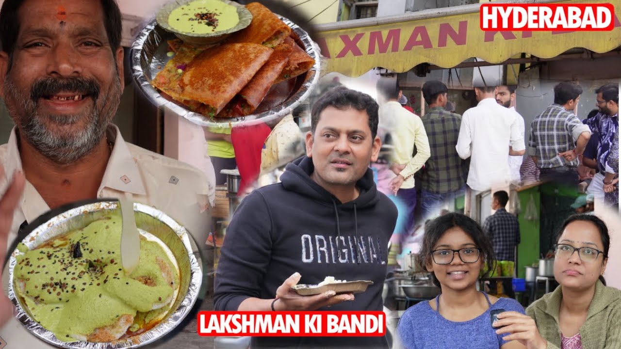 'Dosa King' Laxman Ki Bandi | Famous Break Fast Spot, Hyderabad | Indian Street Food