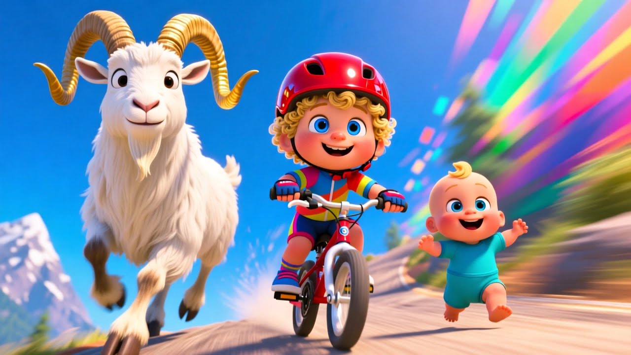 Baby&rsquo;s Mountain Bike Ride | Fun Adventure Song for Kids | Nursery Rhymes in English