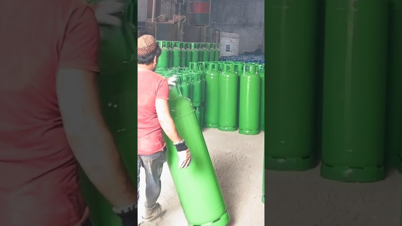 Discover the Hidden Secrets of Gas Cylinder Manufacturing! #viral #shortsfeed #ytshorts #diy #fyp