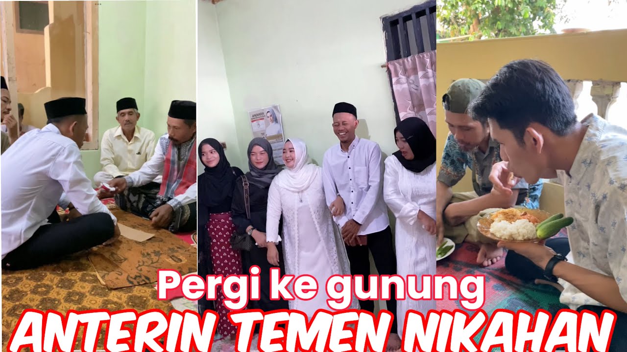 Pergi ke gunung anterin temen nikahan