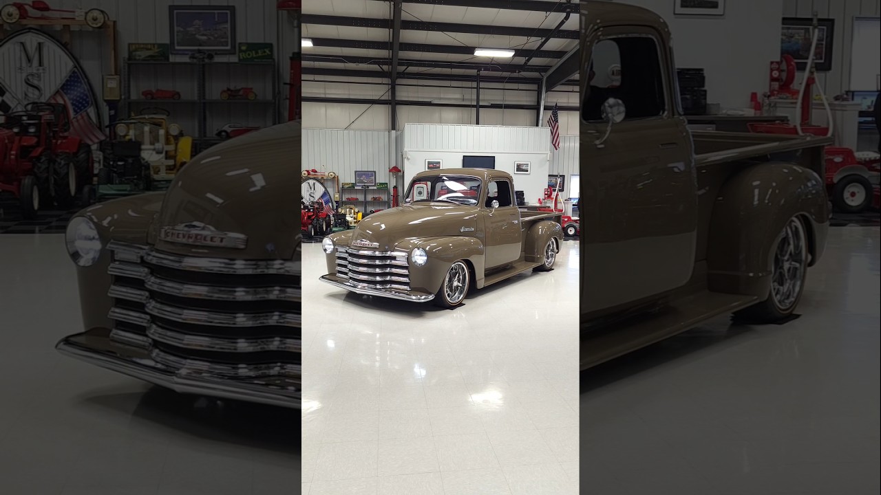 Custom 1950 Chevrolet 3100 #asmr #classictrucks #Chevy #Chevrolet #chevrolet3100 #restomod