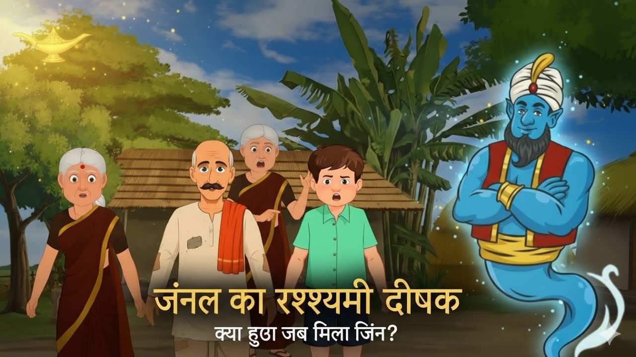 गरीब लड़का और जिन्न का रहस्य ||  Jungle Ka Rahasyami Deepak (Moral Story) || 