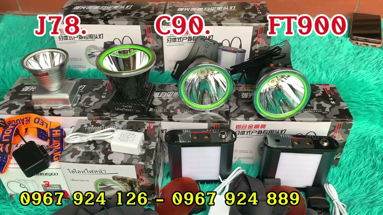 3 Mẫu đèn pin đội đầu siêu sáng giá rẻ mẫu mới 2026- Pin bền - Gom xa .