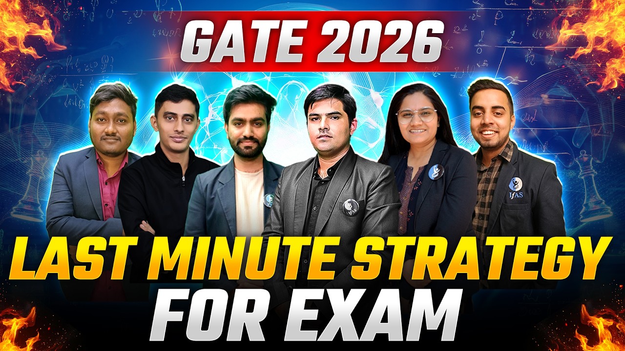 GATE Physics Exam Strategy 2026: Last Minute Tricks | IFAS