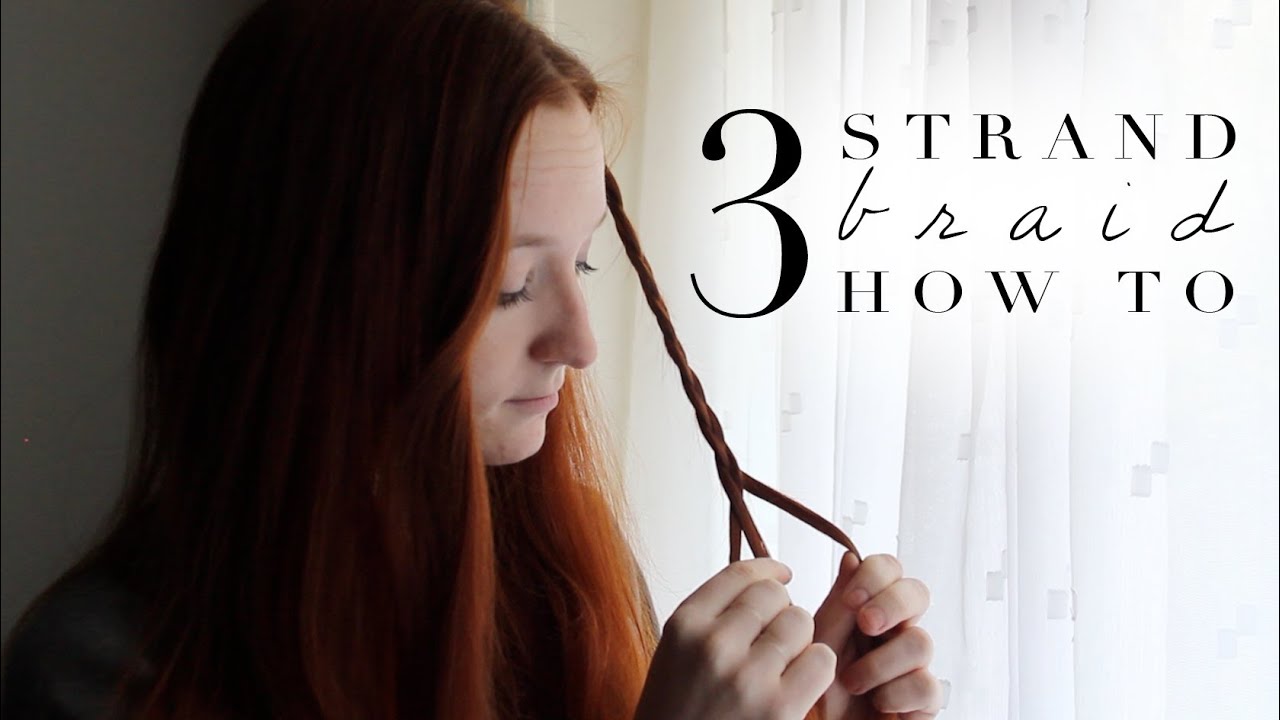 How To English Braid (braid with 3 strands)