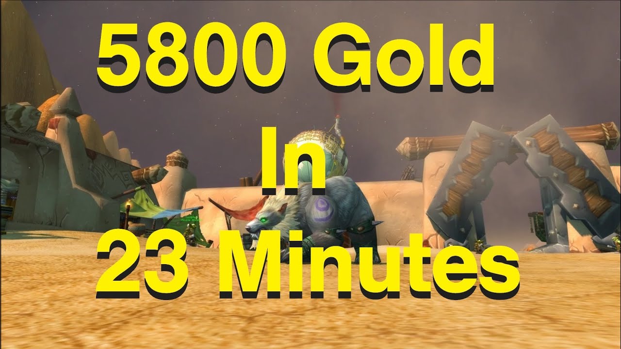 How to Make Gold in WoW [5800 g in 23 minutes] Zul'Farrak Guide