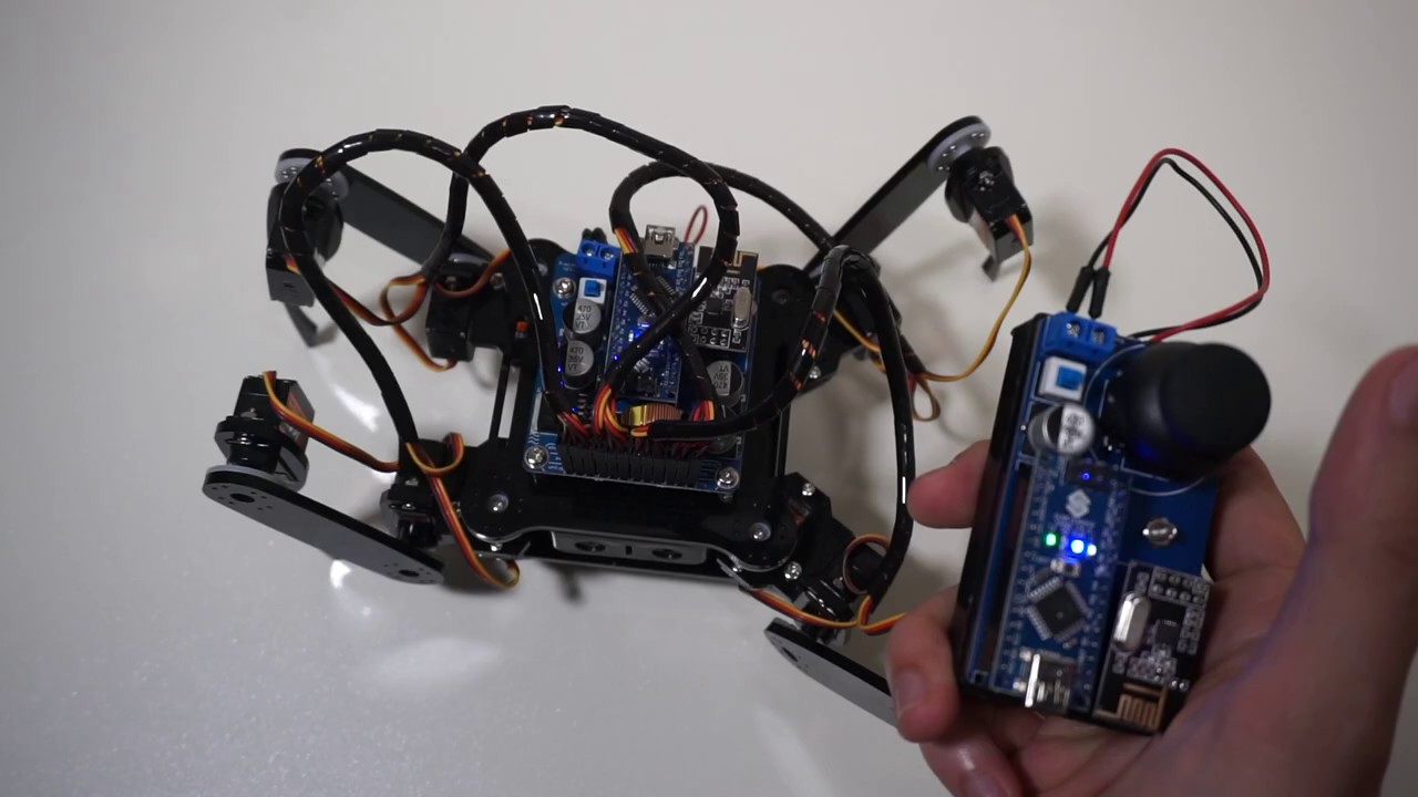 Making video of Spider Robot (Quadruped Robot)