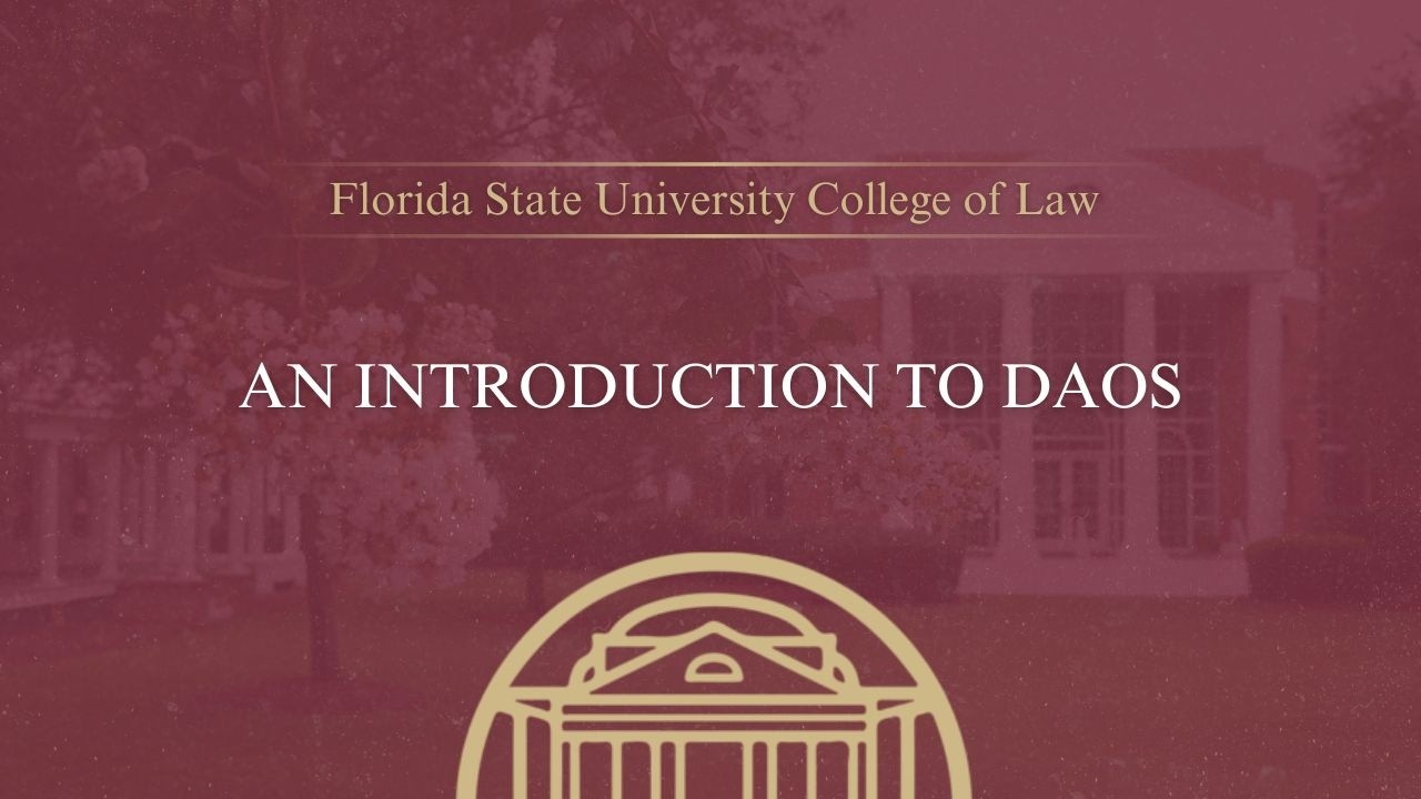 An Introduction to DAOs