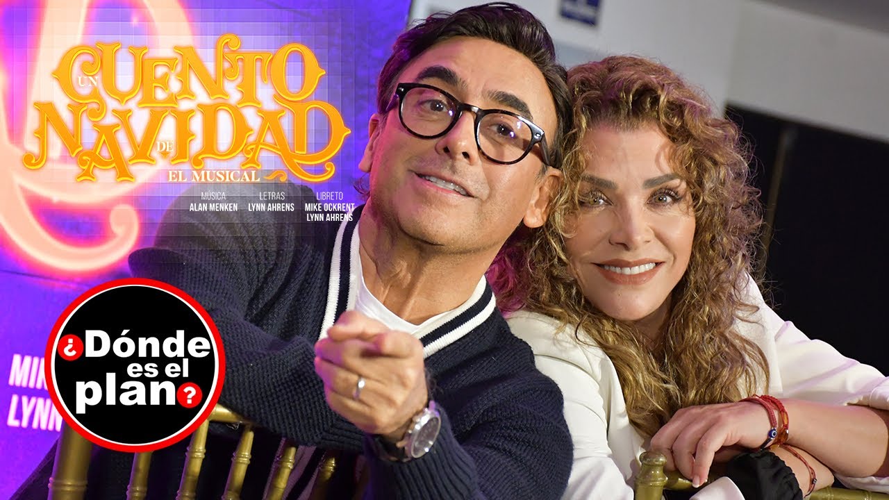 Adal Ramones y Lisset en Cuento de Navidad