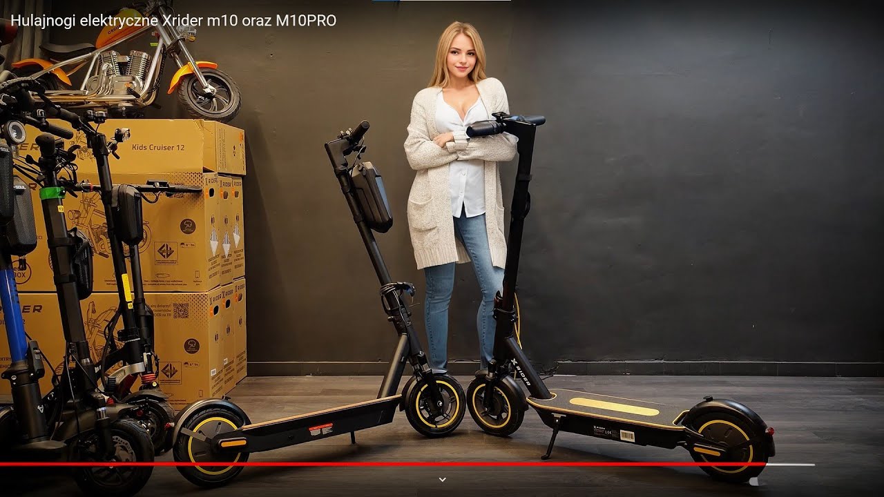 Hulajnogi elektryczne Xrider m10 oraz M10PRO