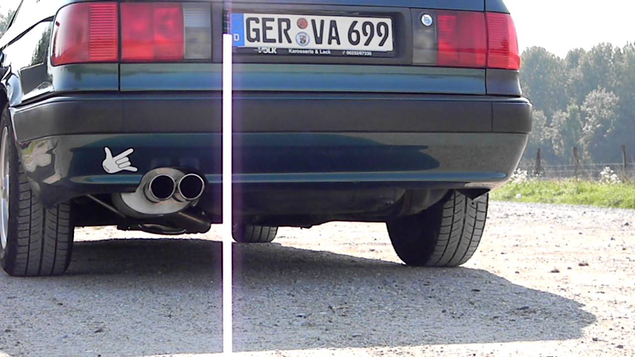 Audi 80 B4 2.3E NG quattro mit BN-Pipes ab Kat