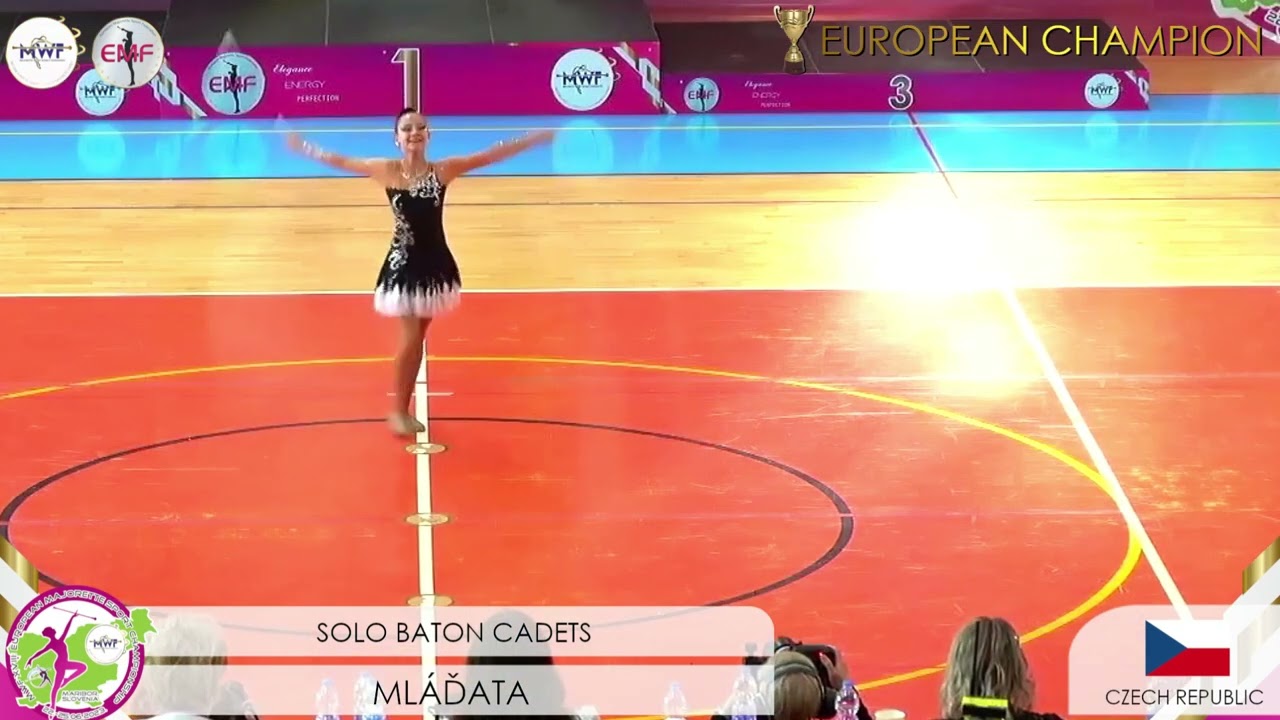 MWF/ 🏆 EUROPEAN CHAMPION 2023. 🏆SOLO BATON CADETS / MLADATA - CZ