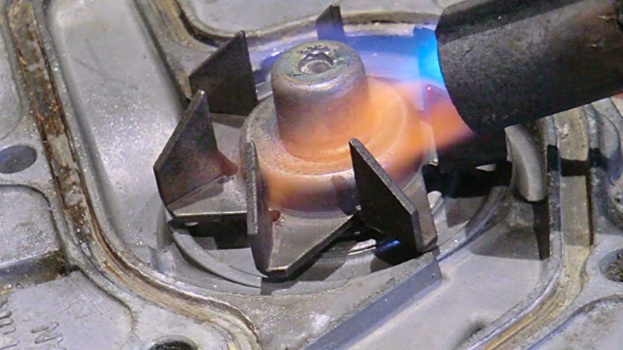 Remove impellor from Honda, triumph or kawasaki water pump