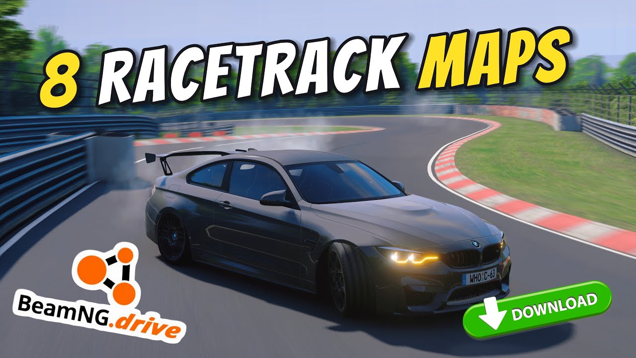 TOP Racetrack Maps for BeamNG Drive