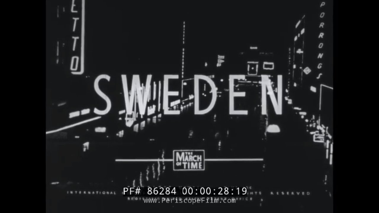 SWEDEN IN WWII & AFTERMATH    TRAVELOGUE    STOCKHOLM  86284