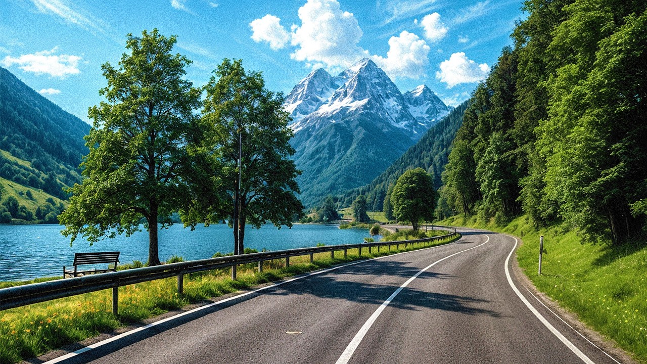 Driving Through the Austrian Alps to Villach 🚗🌲 | Relaxing Road Trip | 4K